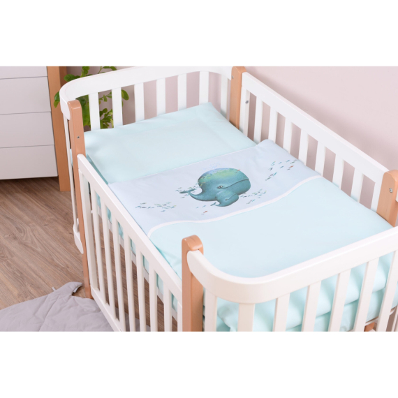 Змінна постіль Baby Veres Menthol whale (3 од.)