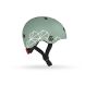 Шлем защитный детский Scoot and Ride с фонариком, 45-51 см (зеленый)