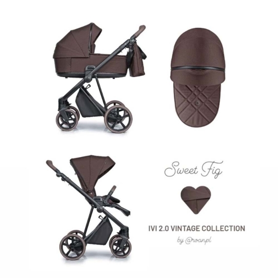 Універсальна коляска 2 в 1 Roan Ivi (Vintage Collection / Sweet Fig)