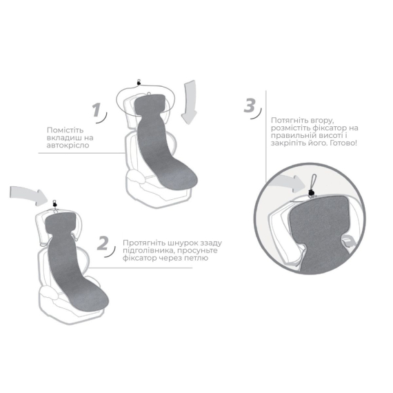 Вкладиш до автокрісла AirCuddle Cool Seat група 2/3 (Jade Green)