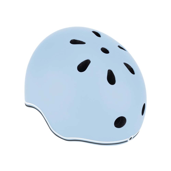 Шлем защитный детский Globber Evo Lights с фонариком, размер XXS/XS (пастельный синий)