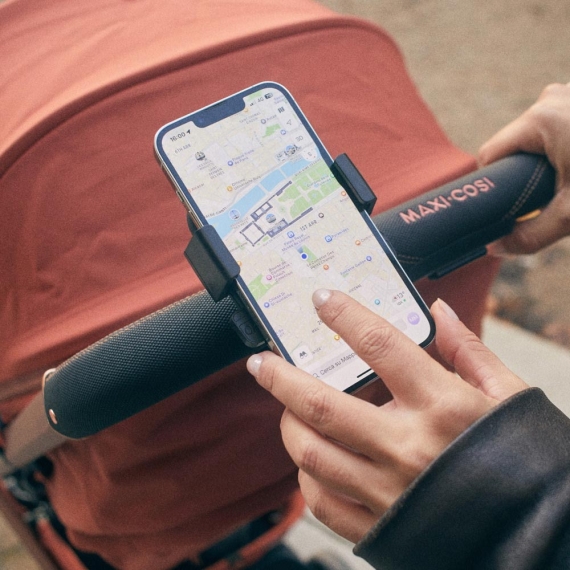 Універсальний тримач телефону до коляски MAXI-COSI (чорний)