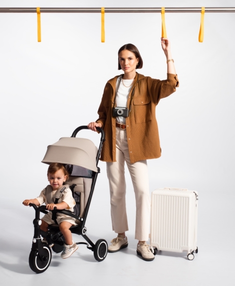 Коляска-велосипед smarTrike Wonder max (Stone Beige)