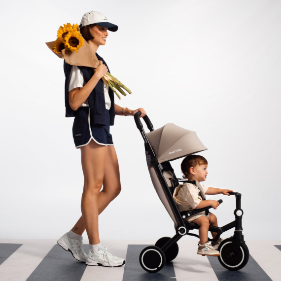 Коляска-велосипед smarTrike Wonder max (Stone Beige)