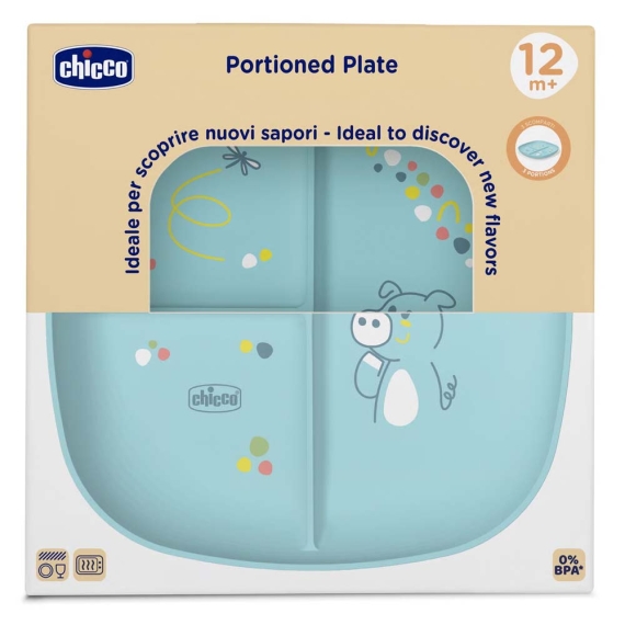 Тарілка секційна від 12 місяців Chicco (колір 25)