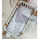 Змінний комплект Маленька Соня Baby Dream (Коти у хмарах/сірий)
