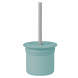 Чашка-контейнер с трубочкой силиконовая MinikOiOi Sip+Snack (Aqua Green/Powder Grey)