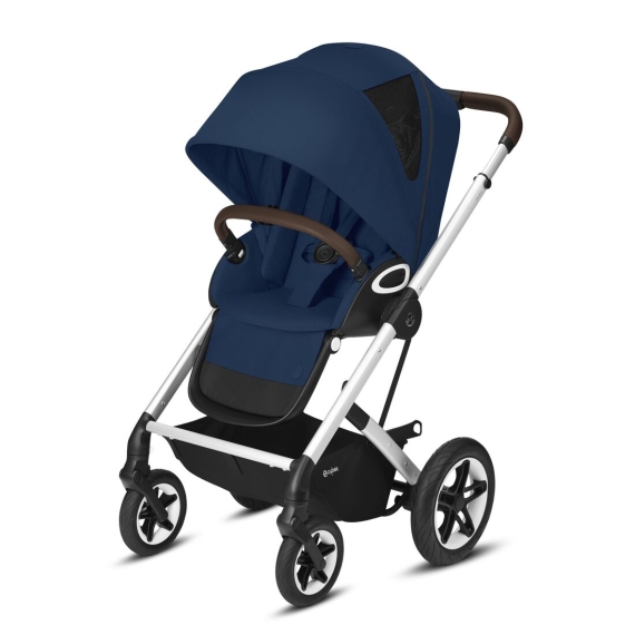 Прогулочная коляска Cybex Talos S Lux SLV (Navy Blue) - фото | Интернет-магазин автокресел, колясок и аксессуаров для детей Avtokrisla