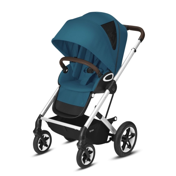 Прогулочная коляска Cybex Talos S Lux SLV (River Blue) - фото | Интернет-магазин автокресел, колясок и аксессуаров для детей Avtokrisla
