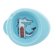 Термостійка тарілка Chicco Warm Plate від 6 місяців (блакитний)