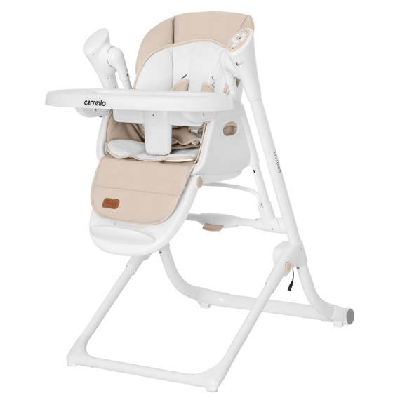 Стульчик-качалка для кормления Carrello Triumph CRL-10302 (Cream Beige) - фото | Интернет-магазин автокресел, колясок и аксессуаров для детей Avtokrisla