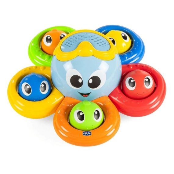 Іграшка для ванни Chicco Восьминіг Біллі - фото | Интернет-магазин автокресел, колясок и аксессуаров для детей Avtokrisla