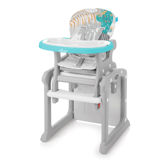 Стульчик для кормления Baby Design Candy New (05 Turquoise) - фото | Интернет-магазин автокресел, колясок и аксессуаров для детей Avtokrisla