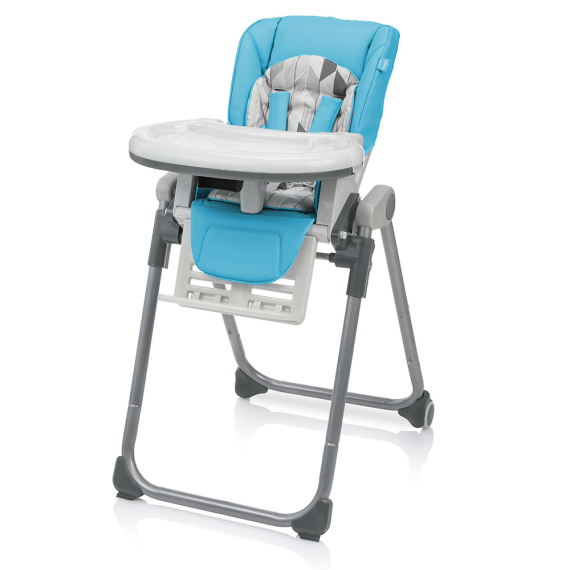 Стульчик для кормления Baby Design Lolly Pastel (05 Lake Blue) - фото | Интернет-магазин автокресел, колясок и аксессуаров для детей Avtokrisla
