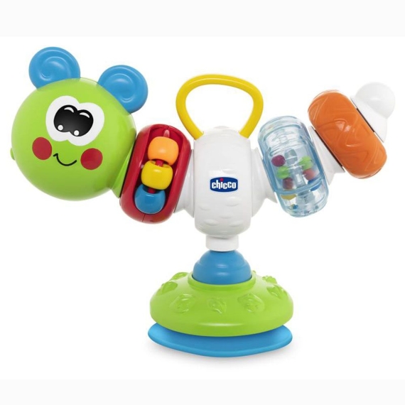 Игрушка для стульчика для кормления Chicco Гусеница Фил - фото | Интернет-магазин автокресел, колясок и аксессуаров для детей Avtokrisla
