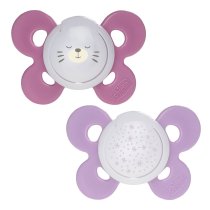 Пустушка Chicco Physio Comfort силіконова від 16 до 36 місяців 2 шт (рожева)