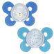 Пустышка Chicco Physio Comfort силиконовая от 16 до 36 месяцев 2 шт (голубая)