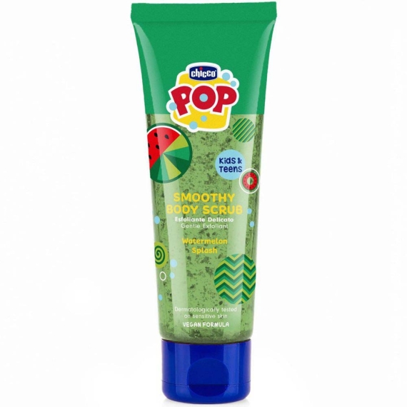 Скраб для тіла Chicco Pop Watermelon Splash від 6 років, 150 мл - фото | Интернет-магазин автокресел, колясок и аксессуаров для детей Avtokrisla