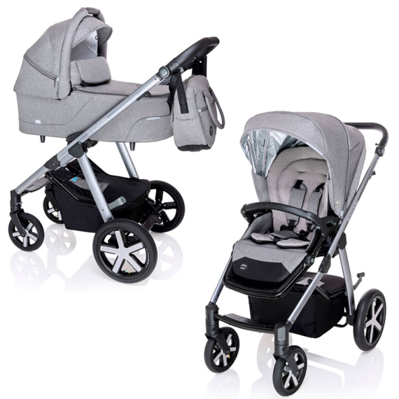 Універсальна коляска 2 в 1 Baby Design Husky NR 2020 (07 Gray) - фото | Интернет-магазин автокресел, колясок и аксессуаров для детей Avtokrisla