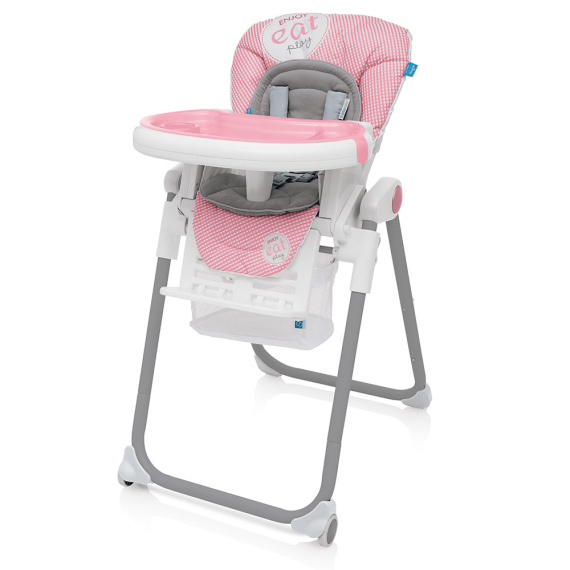 Стільчик для годування Baby Design Lolly (08 Pink) - фото | Интернет-магазин автокресел, колясок и аксессуаров для детей Avtokrisla