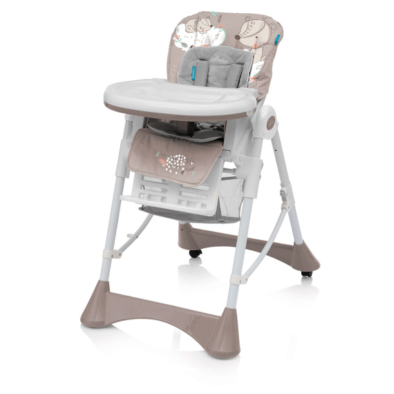 Стільчик для годування Baby Design Pepe New (09 Beige) - фото | Интернет-магазин автокресел, колясок и аксессуаров для детей Avtokrisla