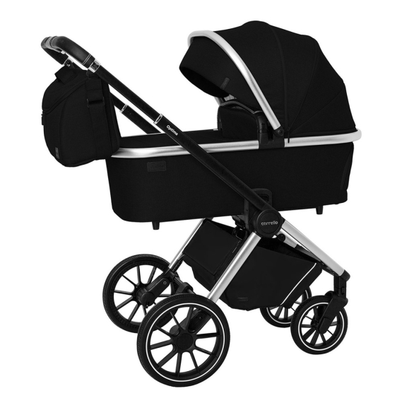 Универсальная коляска 2 в 1 Carrello Optima (Leather Black) - фото | Интернет-магазин автокресел, колясок и аксессуаров для детей Avtokrisla