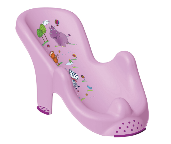 Анатомическая форма для ванны Кeeeper Hippo (лиловая) - фото | Интернет-магазин автокресел, колясок и аксессуаров для детей Avtokrisla