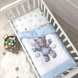Сменный комплект постельного белья Маленькая Соня Kids Toys (Мишка / голубой)