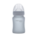 Стеклянная детская бутылочка с силиконовой защитой Everyday Baby, 150 мл (серый)