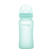 Скляна дитяча пляшечка з силіконовим захистом Everyday Baby, 240 мл (м'ятний)