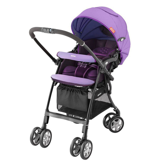 Прогулочная коляска Aprica Luxuna CTS (Purple) - фото | Интернет-магазин автокресел, колясок и аксессуаров для детей Avtokrisla