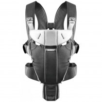 Рюкзак-кенгуру BB®Baby  Carrier Miracle (Black/Silver, Cotton Mix)