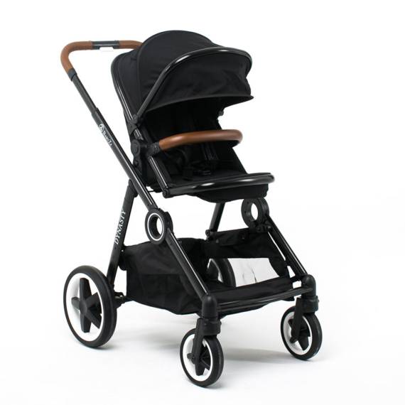 Прогулянкова коляска Babyzz Dynasty (Чорна) - фото | Интернет-магазин автокресел, колясок и аксессуаров для детей Avtokrisla