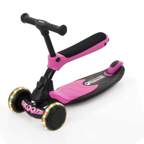 Самокат-велобіг Hauck Skootie (Neon Pink) - фото | Интернет-магазин автокресел, колясок и аксессуаров для детей Avtokrisla