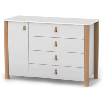 Комод Veres Монако 1200 (біло-буковий)