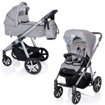 (уц) Універсальна коляска 2 в 1 Baby Design Husky NR 2020 (07 Gray)