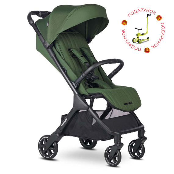 Прогулянкова коляска Easywalker Jackey2 PROMO (Deep Green) - фото | Интернет-магазин автокресел, колясок и аксессуаров для детей Avtokrisla