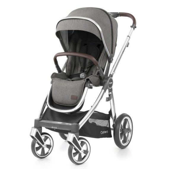 Прогулянкова коляска BabyStyle Oyster 3 (Mercury/Mirror) УЦ - фото | Интернет-магазин автокресел, колясок и аксессуаров для детей Avtokrisla