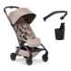 Прогулянкова коляска Joolz Aer 2 з бампером та підсклянником (Sandy Taupe)
