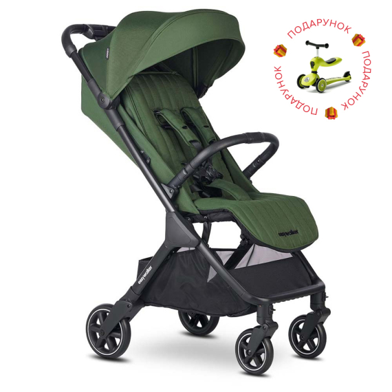 Прогулянкова коляска Easywalker Jackey2 PROMO (Deep Green) - фото | Интернет-магазин автокресел, колясок и аксессуаров для детей Avtokrisla