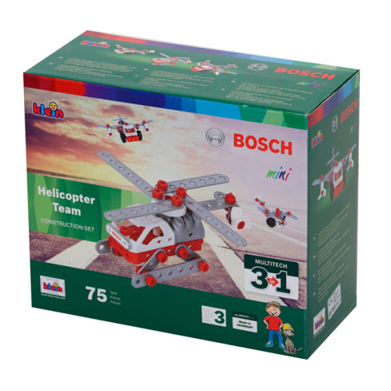 Детский конструктор BOSCH mini 3 в 1 Helicopter Team - фото | Интернет-магазин автокресел, колясок и аксессуаров для детей Avtokrisla