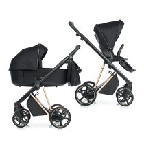 Універсальна коляска 2 в 1 Roan Ivi (Raven / Rose Gold)