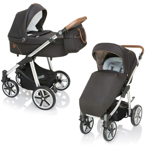 Универсальная коляска 2 в 1 Baby Design Dotty 2019 100 (Dark Rock) УЦ - фото | Интернет-магазин автокресел, колясок и аксессуаров для детей Avtokrisla