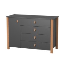 Комод Veres Монако 1200 (темно-сірий)