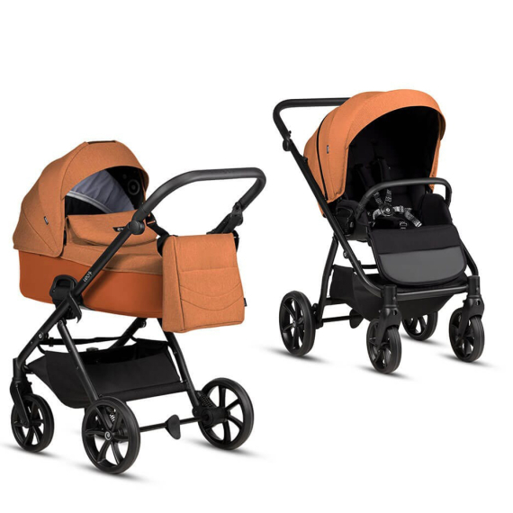 Універсальна коляска 2 в 1 TUTIS Leo3 plus (Orange) - фото | Интернет-магазин автокресел, колясок и аксессуаров для детей Avtokrisla