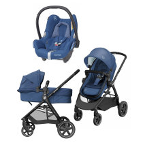 Універсальна коляска MAXI-COSI ZELIA 2 з автокріслом CabrioFix (Essential Blue)