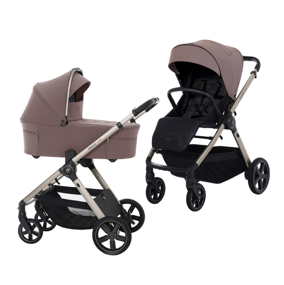 Універсальна коляска 2 в 1 Espiro ONLY 2025 (508 Nude Brown) - фото | Интернет-магазин автокресел, колясок и аксессуаров для детей Avtokrisla