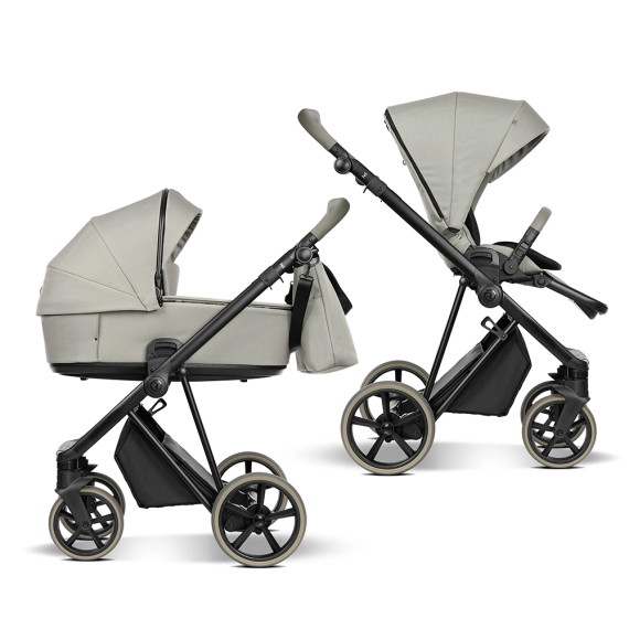 Універсальна коляска 2 в 1 Roan Ivi (Luxe Grey) - фото | Интернет-магазин автокресел, колясок и аксессуаров для детей Avtokrisla