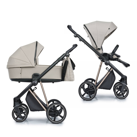 Універсальна коляска 2 в 1 Roan Ivi (Sesame Champagne) - фото | Интернет-магазин автокресел, колясок и аксессуаров для детей Avtokrisla