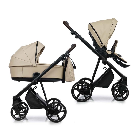 Універсальна коляска 2 в 1 Roan Ivi (Caramel ECO) - фото | Интернет-магазин автокресел, колясок и аксессуаров для детей Avtokrisla